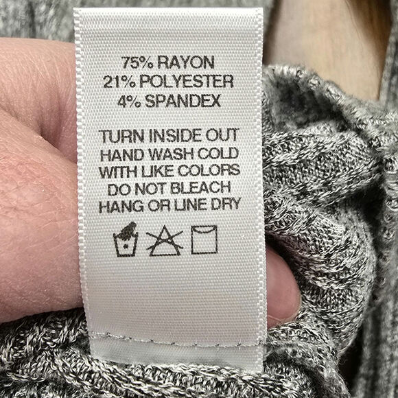 Women's Sadie & Sage Gray Lightweight Short Sweater Dress/Tunic | Size XS - Picture 10 of 10